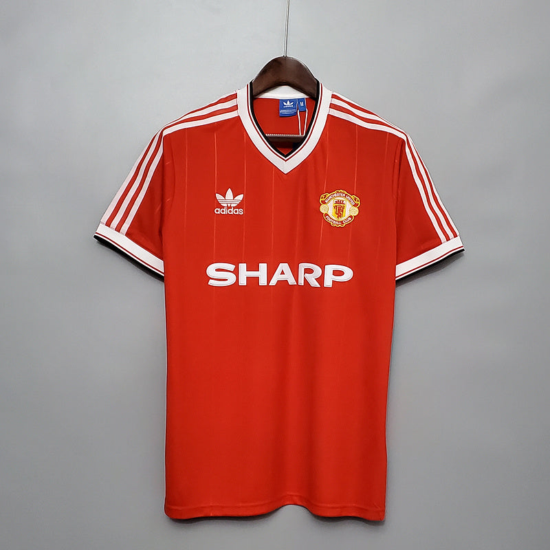 CAMISA MANCHESTER UNITED - RETRÔ - TORCEDOR - 1983