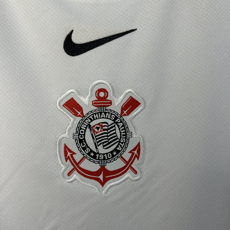 CAMISA CORINTHIANS - CASA/ HOME - FEMININA - 25/ 26