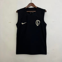 Carregar imagem no visualizador da galeria, CAMISA CORINTHIANS - TREINO - BLACK - REGATA - 23/24
