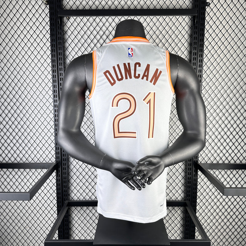 CAMISA SAN ANTONIO SPURS - CITY EDITION - BRANCA - 2024