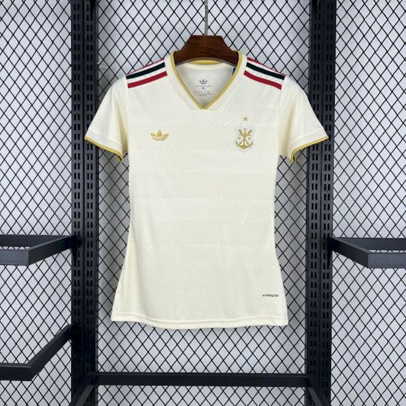 CAMISA FLAMENGO - TERCEIRO/ THIRD - DOURADA - FEMININO - 25/26