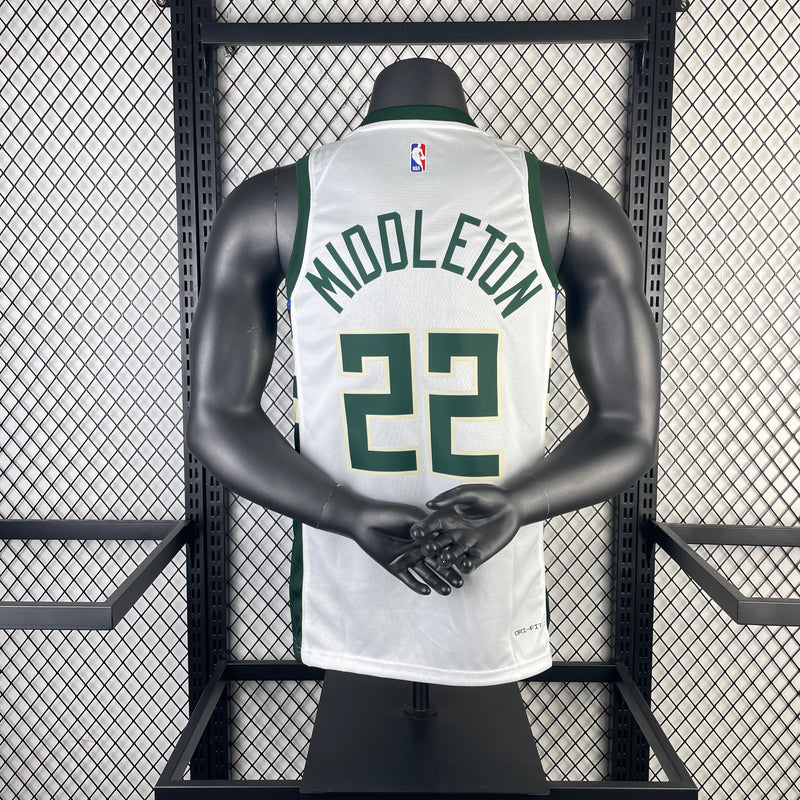 CAMISA MILWAUKEE BUCKS - ASSOCIATION EDITION - 2024