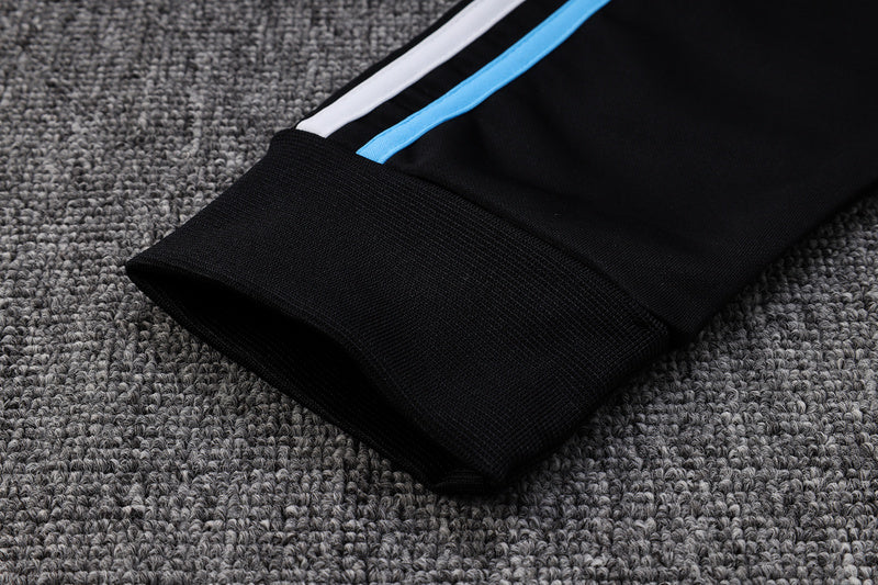 KIT PASSEIO COM CAPUZ - ARGENTINA - AZUL CLARO E PRETO