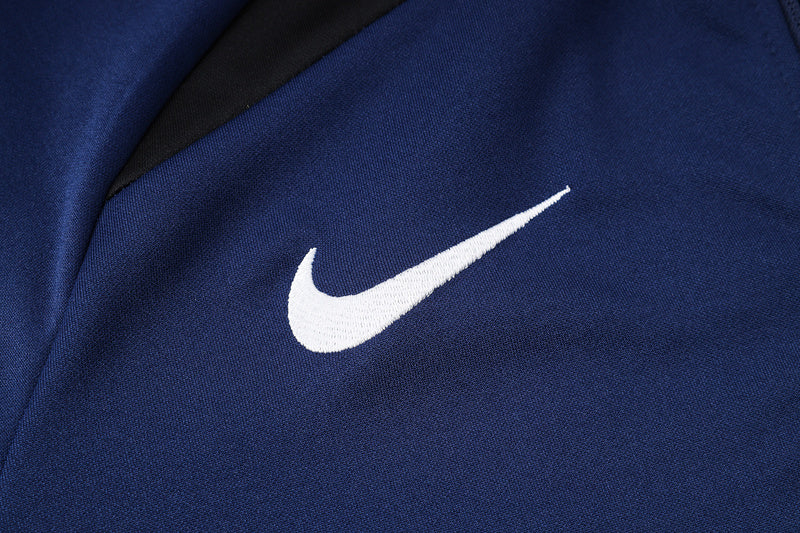 KIT PASSEIO COM CAPUZ - PARIS SAINT GERMAIN (PSG) - AZUL ESCURO E PRETO
