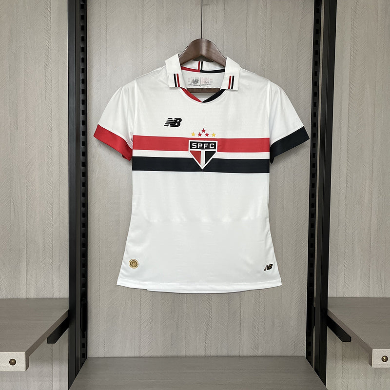 CAMISA SÃO PAULO - CASA/ HOME - FEMININO - 24/25
