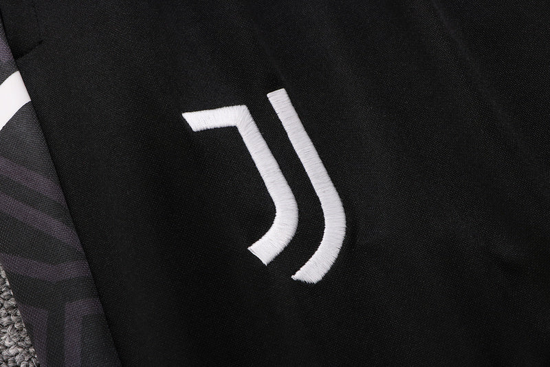 KIT PASSEIO - JUVENTUS - PRETO, AMARELO E BRANCO