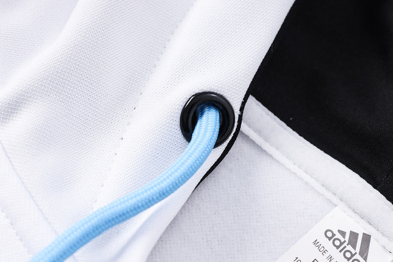 KIT PASSEIO COM CAPUZ - ARGENTINA - BRANCO E PRETO