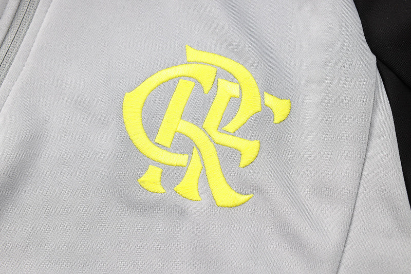 KIT PASSEIO - FLAMENGO - CINZA E AMARELO - 24/25