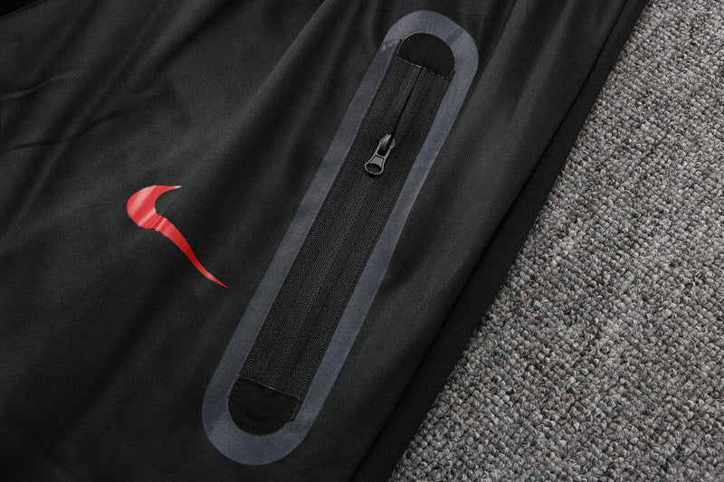 KIT PASSEIO COM CAPUZ - FRANÇA - BRANCO E PRETO