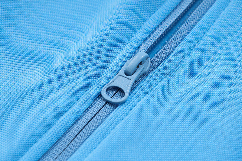 KIT PASSEIO COM CAPUZ - ARGENTINA - AZUL CLARO E PRETO