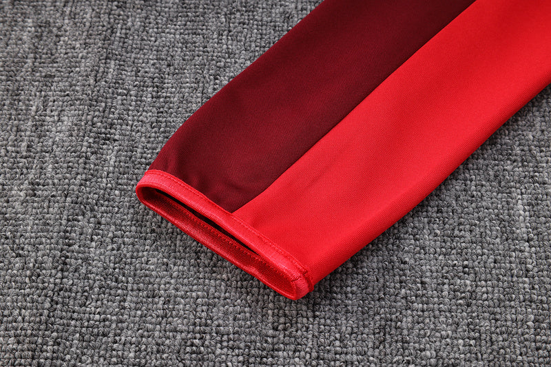 KIT PASSEIO COM CAPUZ - PORTUGAL - VERMELHO E PRETO