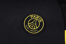 KIT PASSEIO COM CAPUZ - PARIS SAINT GERMAIN (PSG) - PRETO E AMARELO