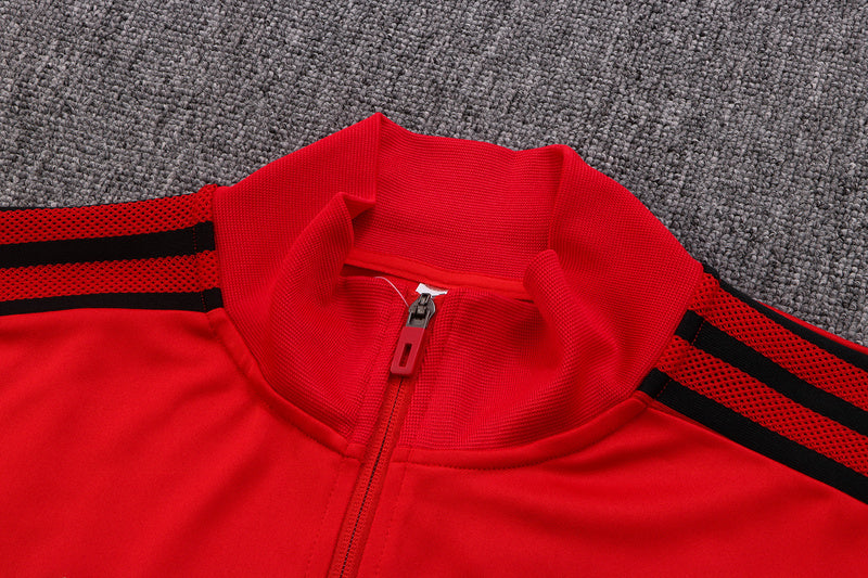 KIT PASSEIO - MANCHESTER UNITED - VERMELHO E PRETO