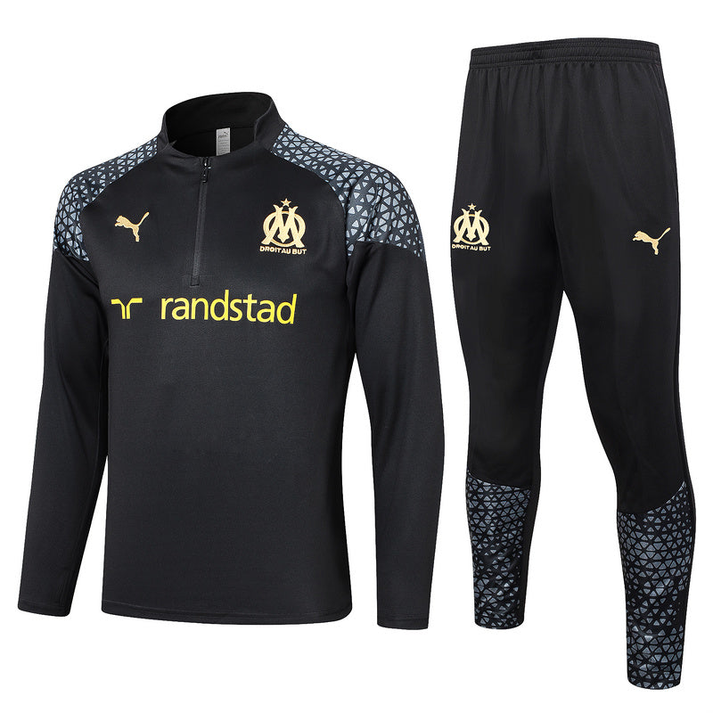 KIT PRÉ JOGO - OLYMPIQUE DE MARSEILLE - PRETO - 24/25