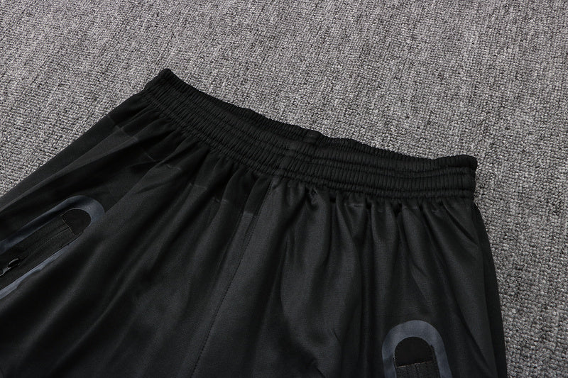 KIT PASSEIO COM CAPUZ - PARIS SAINT GERMAIN (PSG) - VERMELHO E PRETO