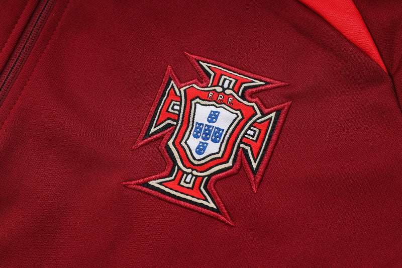 KIT PASSEIO COM CAPUZ - PORTUGAL - VERMELHO E PRETO
