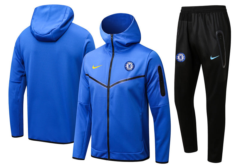 KIT PASSEIO COM CAPUZ - CHELSEA - AZUL E PRETO