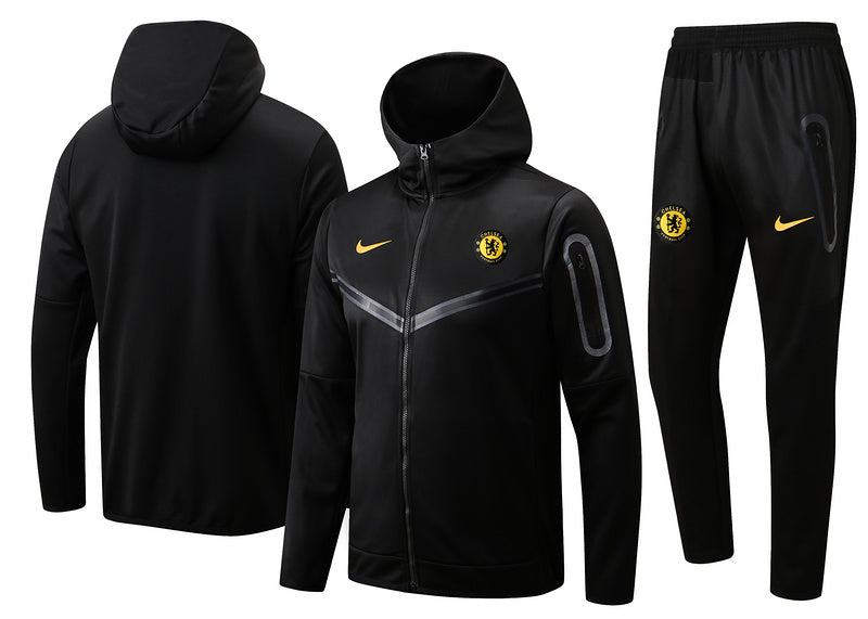 KIT PASSEIO COM CAPUZ - CHELSEA - PRETO