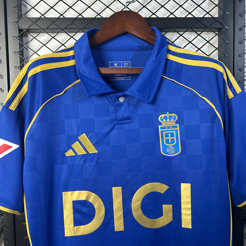 CAMISA REAL OVIEDO - CASA/ HOME - TORCEDOR - 25/ 26