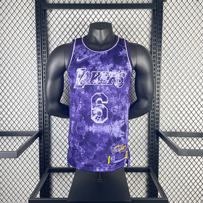 CAMISA NBA LOS ANGELES LAKERS - LEBRON JAMES - SELECT EDITION - 2024 NOVA