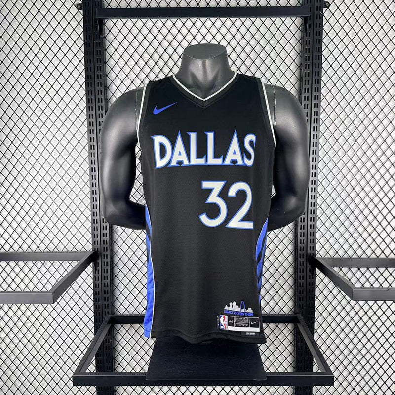 CAMISA NBA DALLAS MAVERICKS - PRETA - 25/ 26