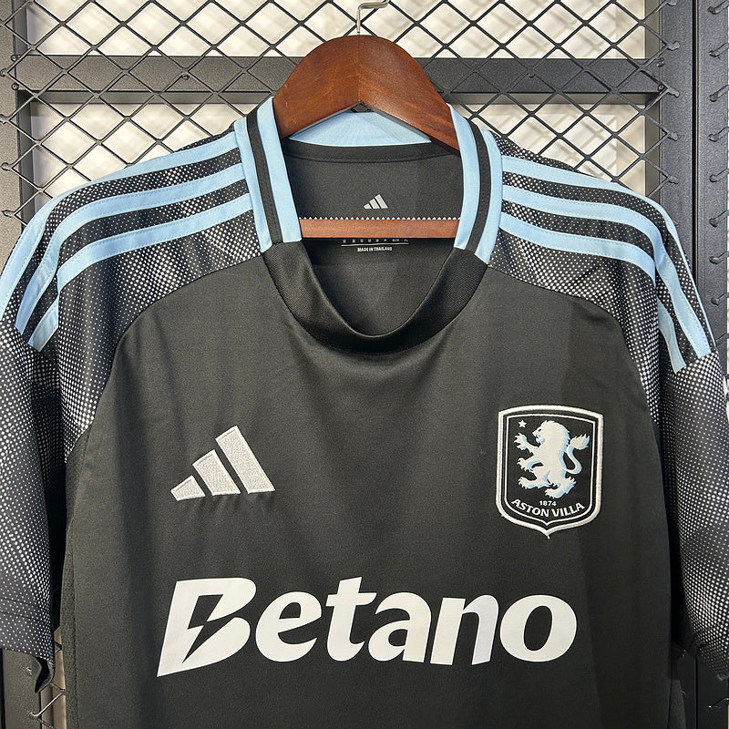 CAMISA ASTON VILLA - FORA/ AWAY - TORCEDOR - 25/ 26