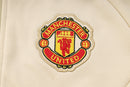 KIT PASSEIO COM CAPUZ - MANCHESTER UNITED - BRANCO E PRETO
