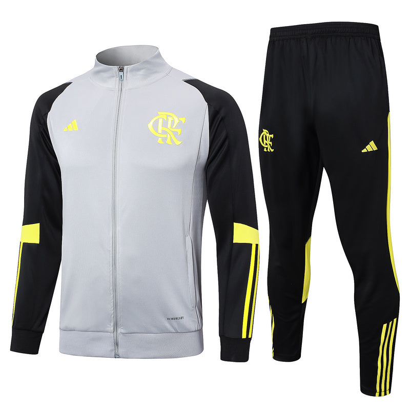 KIT PASSEIO - FLAMENGO - CINZA E AMARELO - 24/25