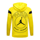 KIT PASSEIO COM CAPUZ - PARIS SAINT GERMAIN (PSG) - AMARELO E PRETO