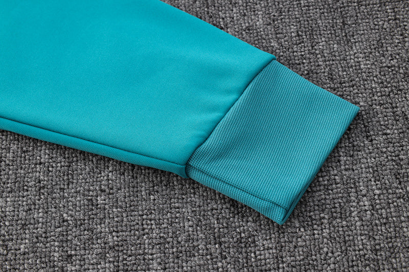 KIT PASSEIO COM CAPUZ - JUVENTUS - AZUL CLARO E AZUL ESCURO