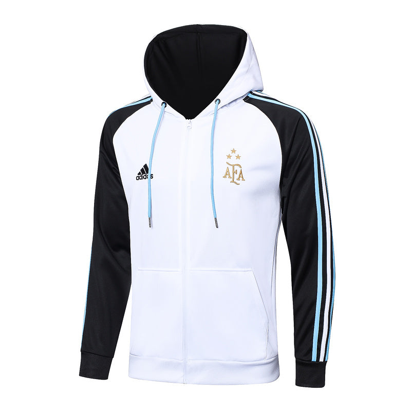 KIT PASSEIO COM CAPUZ - ARGENTINA - BRANCO E PRETO