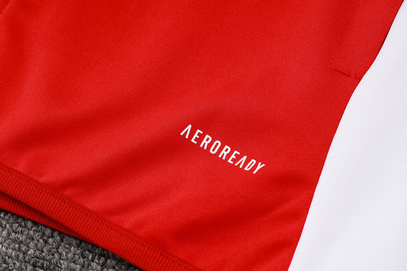 KIT PASSEIO - ARSENAL - BRANCO E VERMELHO - 24/25