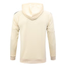 KIT PASSEIO COM CAPUZ - MANCHESTER UNITED - BRANCO E PRETO