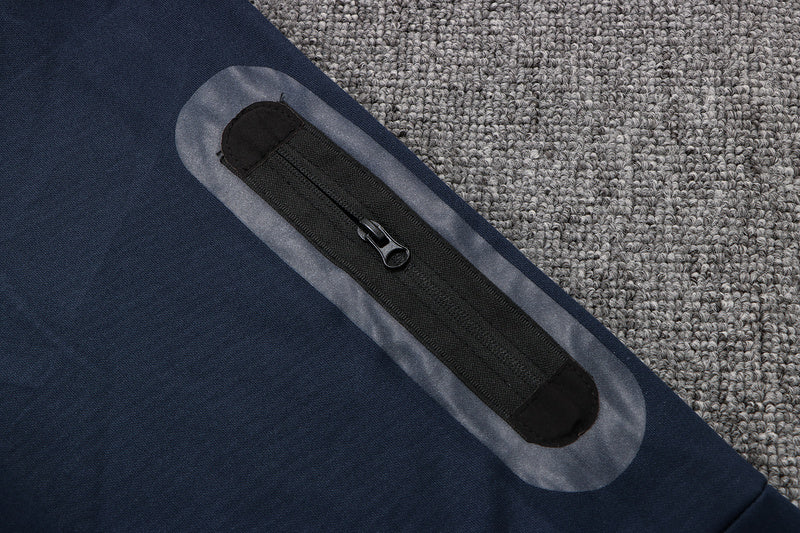 KIT PASSEIO COM CAPUZ - PARIS SAINT GERMAIN (PSG) - AZUL ESCURO