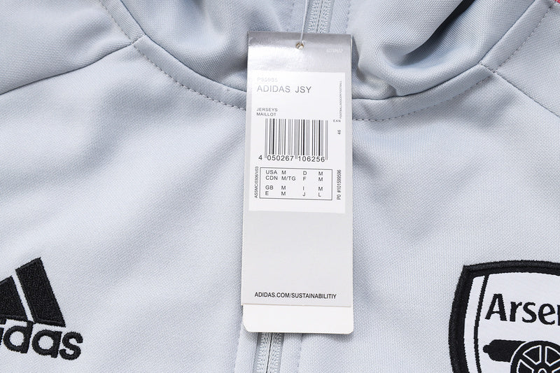 KIT PASSEIO COM CAPUZ - ARSENAL - BRANCO E AZUL ESCURO