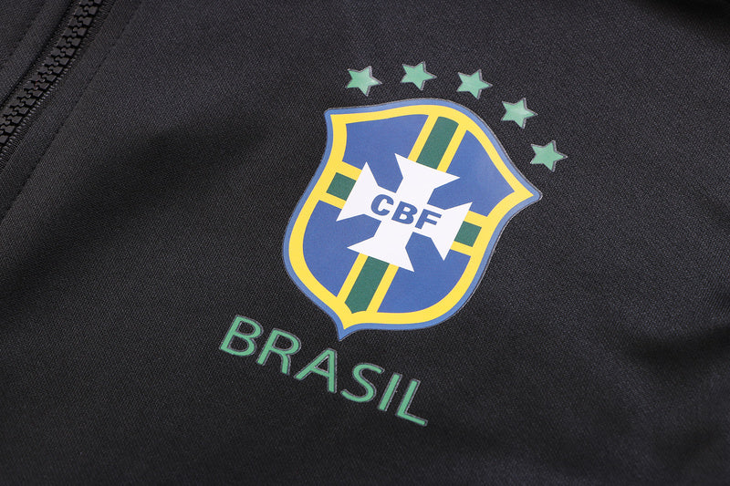 KIT PASSEIO COM CAPUZ - BRASIL - PRETO
