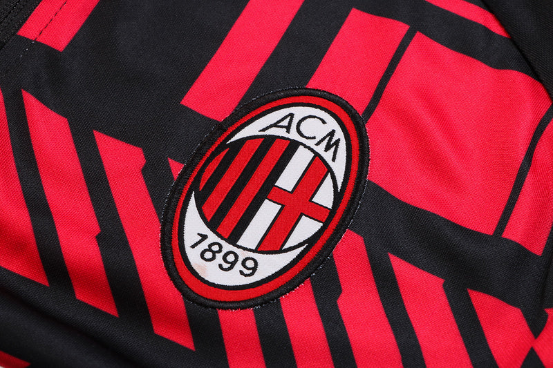 KIT PASSEIO - MILAN - PRETO E VERMELHO