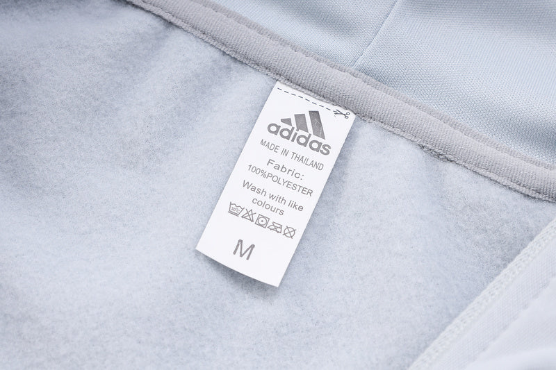 KIT PASSEIO COM CAPUZ - ARSENAL - BRANCO E AZUL ESCURO