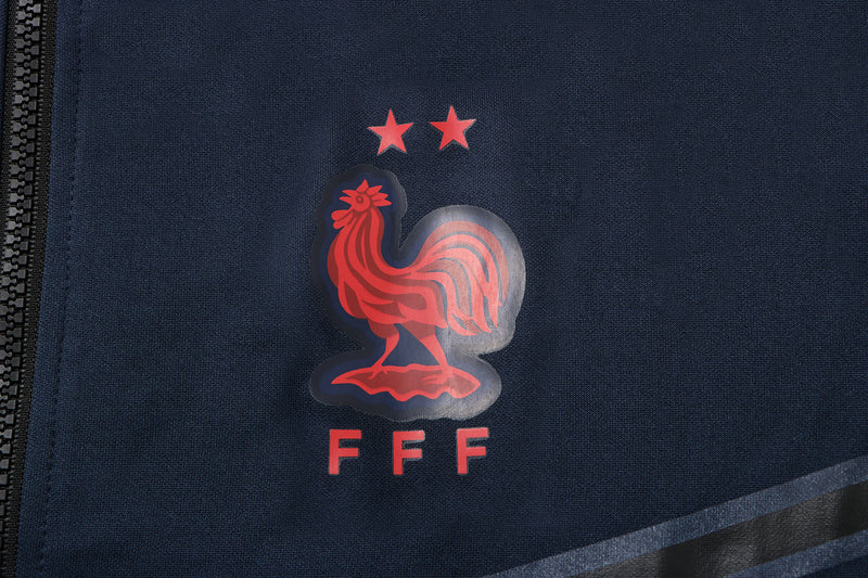 KIT PASSEIO COM CAPUZ - FRANÇA - AZUL ESCURO
