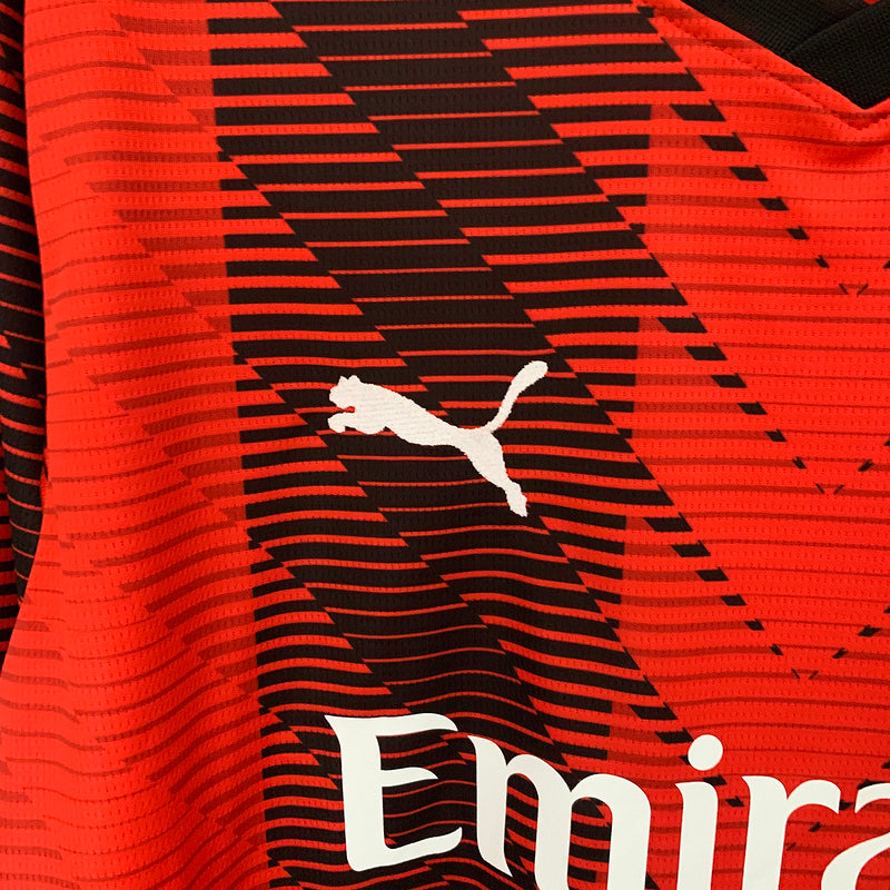 CAMISA MILAN - MANGA LONGA - CASA/ HOME - TORCEDOR - 23/24