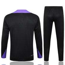 Carregar imagem no visualizador da galeria, KIT PRÉ JOGO - PARIS SAINT GERMAIN - PRETO E ROXO - 24/25
