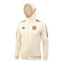 KIT PASSEIO COM CAPUZ - MANCHESTER UNITED - BRANCO E PRETO
