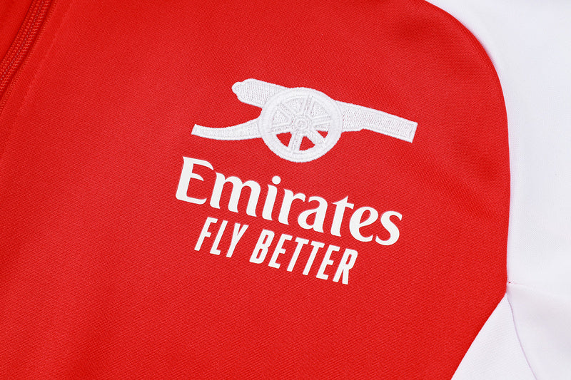 KIT PASSEIO - ARSENAL - BRANCO E VERMELHO - 24/25