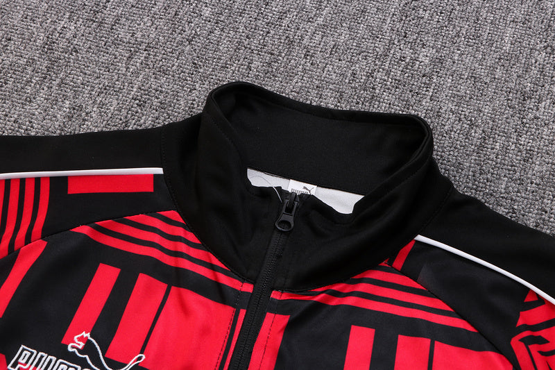KIT PASSEIO - MILAN - PRETO E VERMELHO
