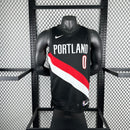 CAMISA NBA PORTLAND BLAZERS - PRETA - 25/ 26