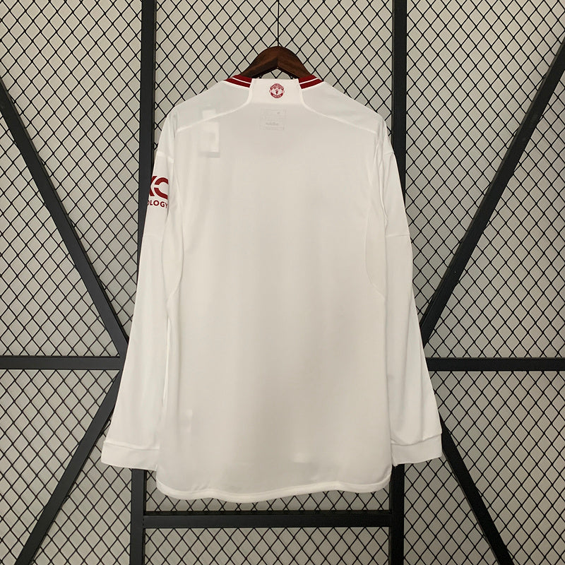 CAMISA MANCHESTER UNITED - MANGA LONGA - TERCEIRA/ THIRD - TORCEDOR - 23/24