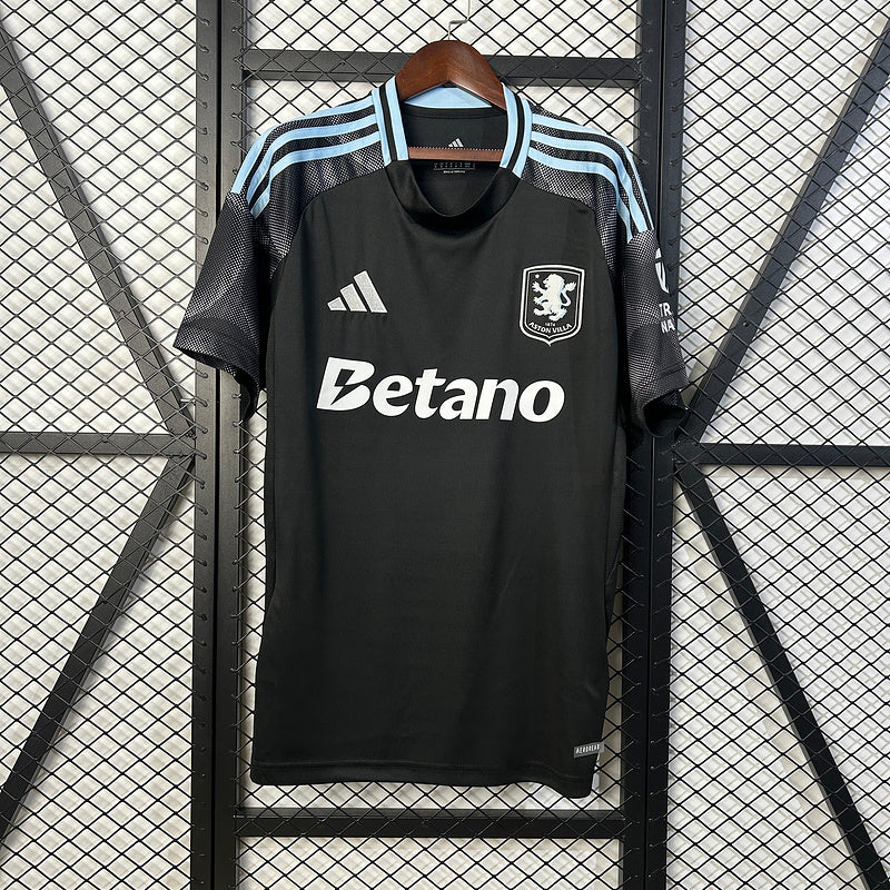 CAMISA ASTON VILLA - FORA/ AWAY - TORCEDOR - 25/ 26