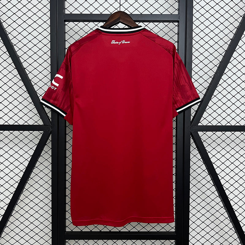 CAMISA MANCHESTER UNITED - CASA/ HOME - TORCEDOR - 25/ 26