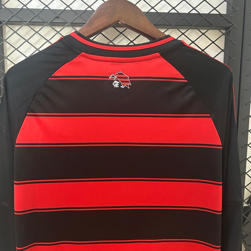 CAMISA FLAMENGO - CASA/ HOME - MANGA COMPRIDA - 25/26