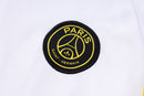 KIT PASSEIO COM CAPUZ - PARIS SAINT GERMAIN (PSG) - BRANCO, PRETO E AMARELO
